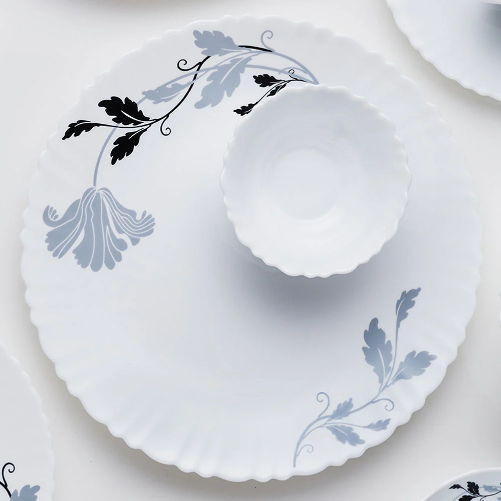 Larah by Borosil Millenia Dinner Set, 21 pc