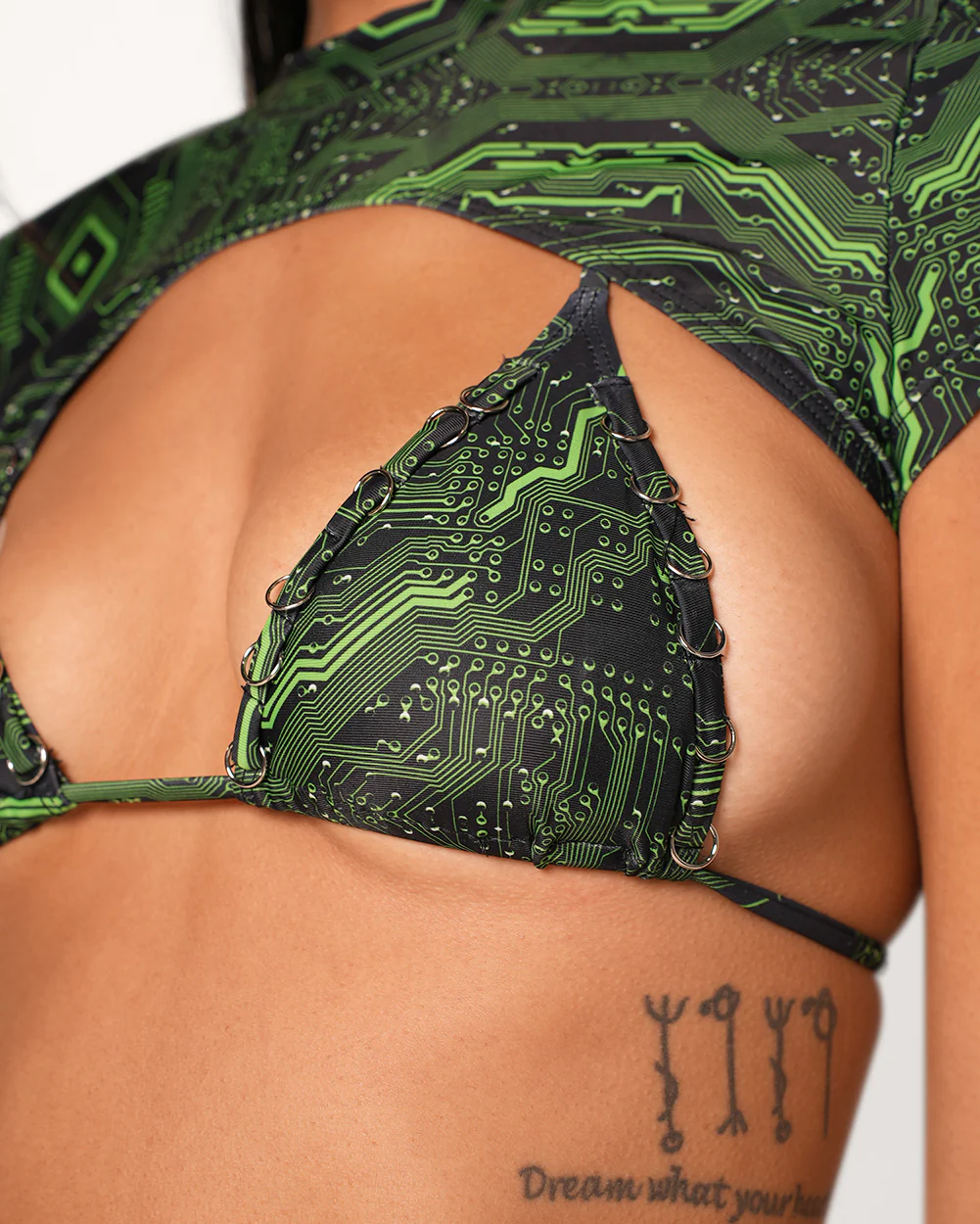 Cyber Matrix Ultra Cropped Top