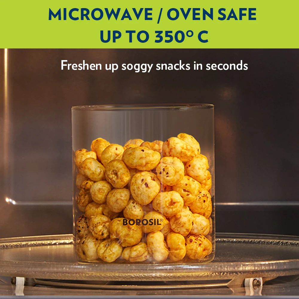 Classic Glass Jar Set with Wooden Lid