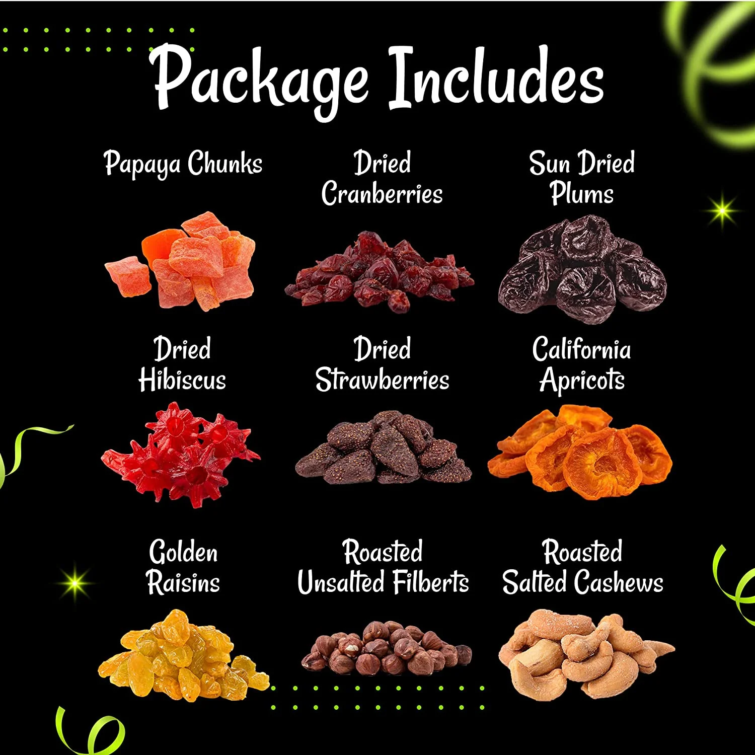 Nuts Christmas Gift Basket