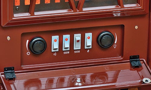 Comfort Smart 600 Sq Ft Cranberry Infrared Fireplace Stove - CS-18IR-CRN