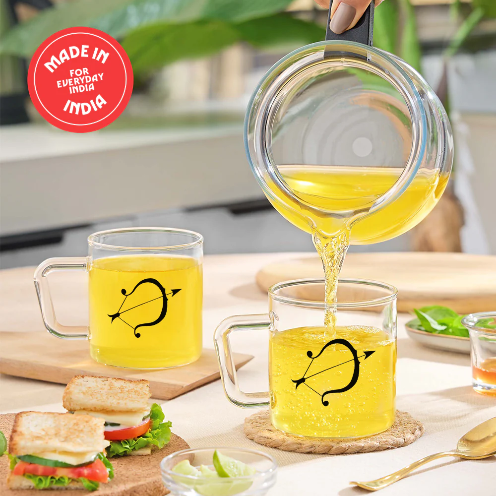 Borosil Zodiac Classic Mug-Saggitarius, 305ml