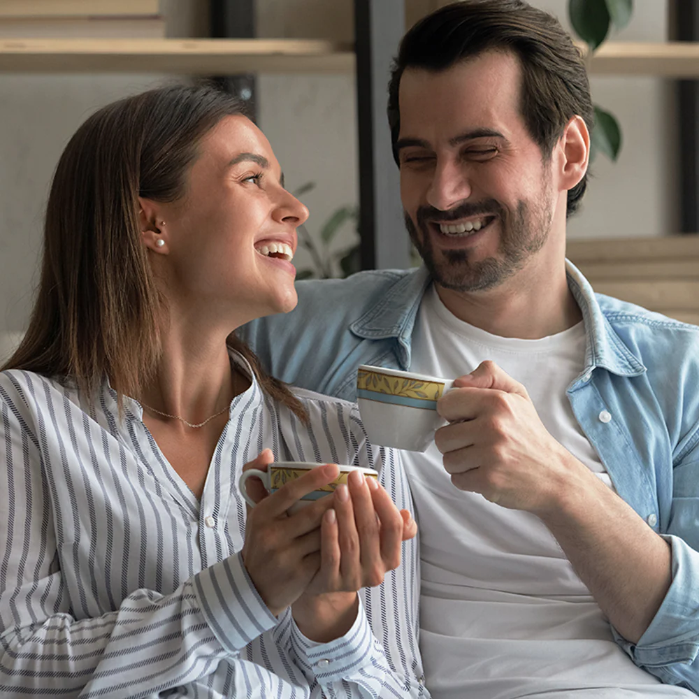 Larah By Borosil Sunhara Cup Set