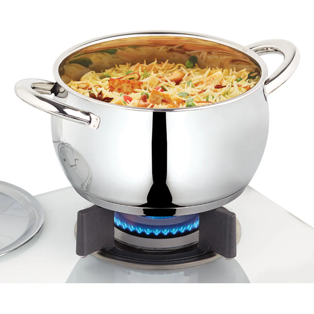 Borosil Cookfresh SS Handi Casserole + Lid, 4L