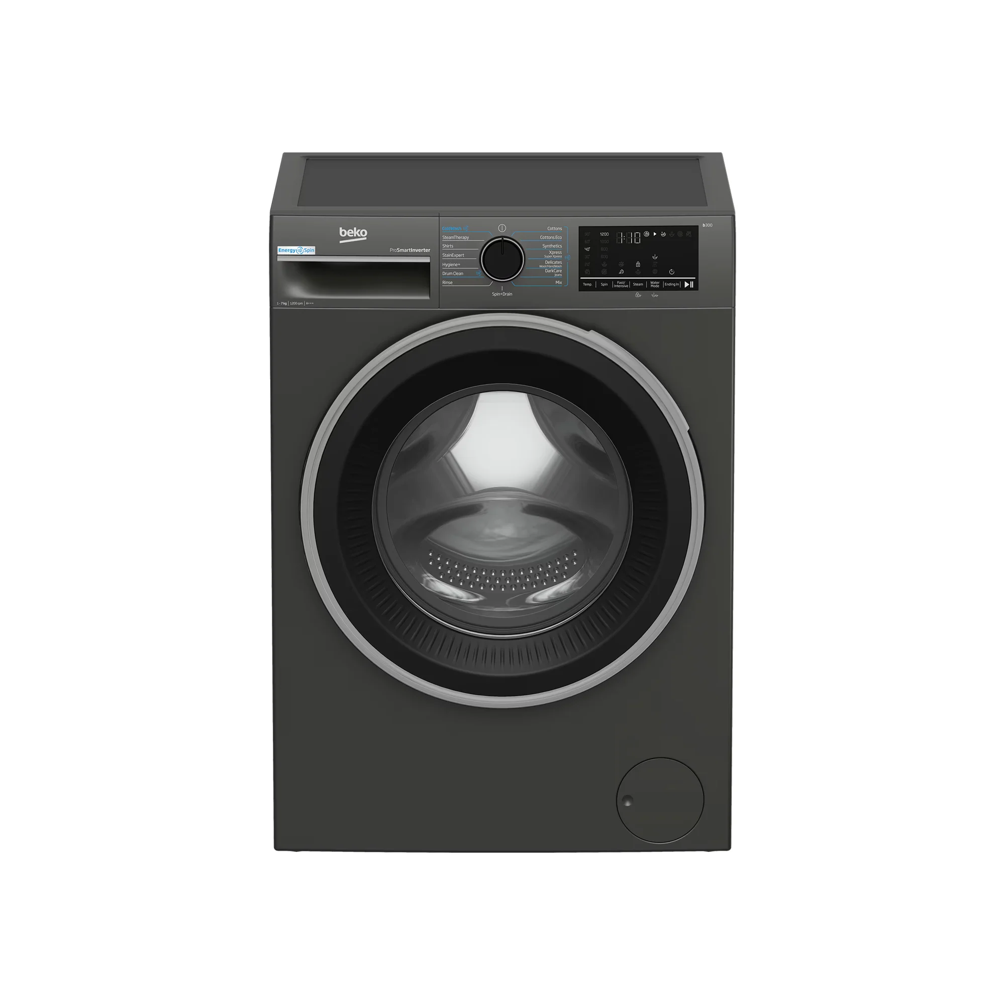 Beko 7kg Front Loader Washing Machine Manhattan Grey