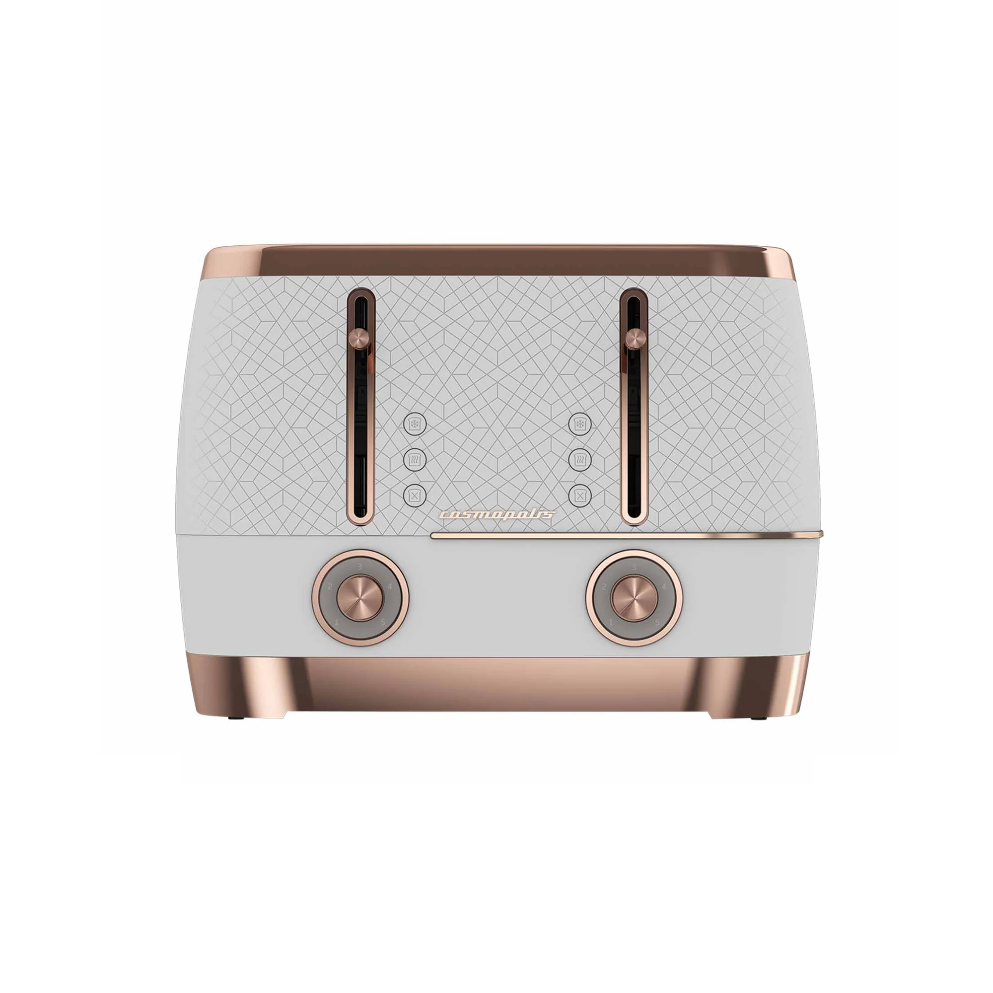 Beko Cosmopolis 4 Slice Toaster Rose Gold