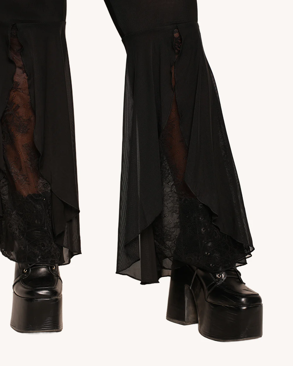 Y2K Princess Bell Bottoms