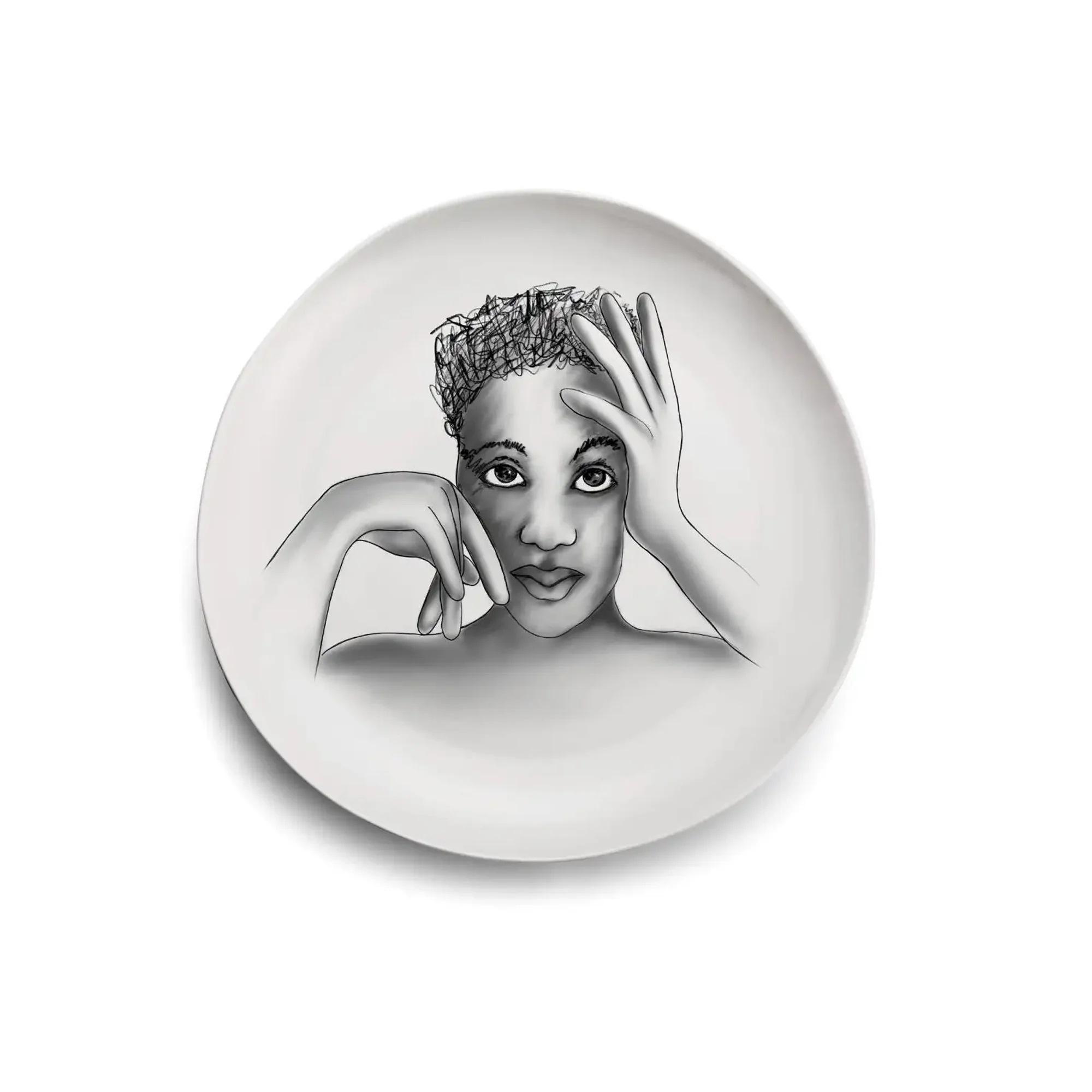 Carrol Boyes 4 Piece In Vogue Dinner Plate Set White
