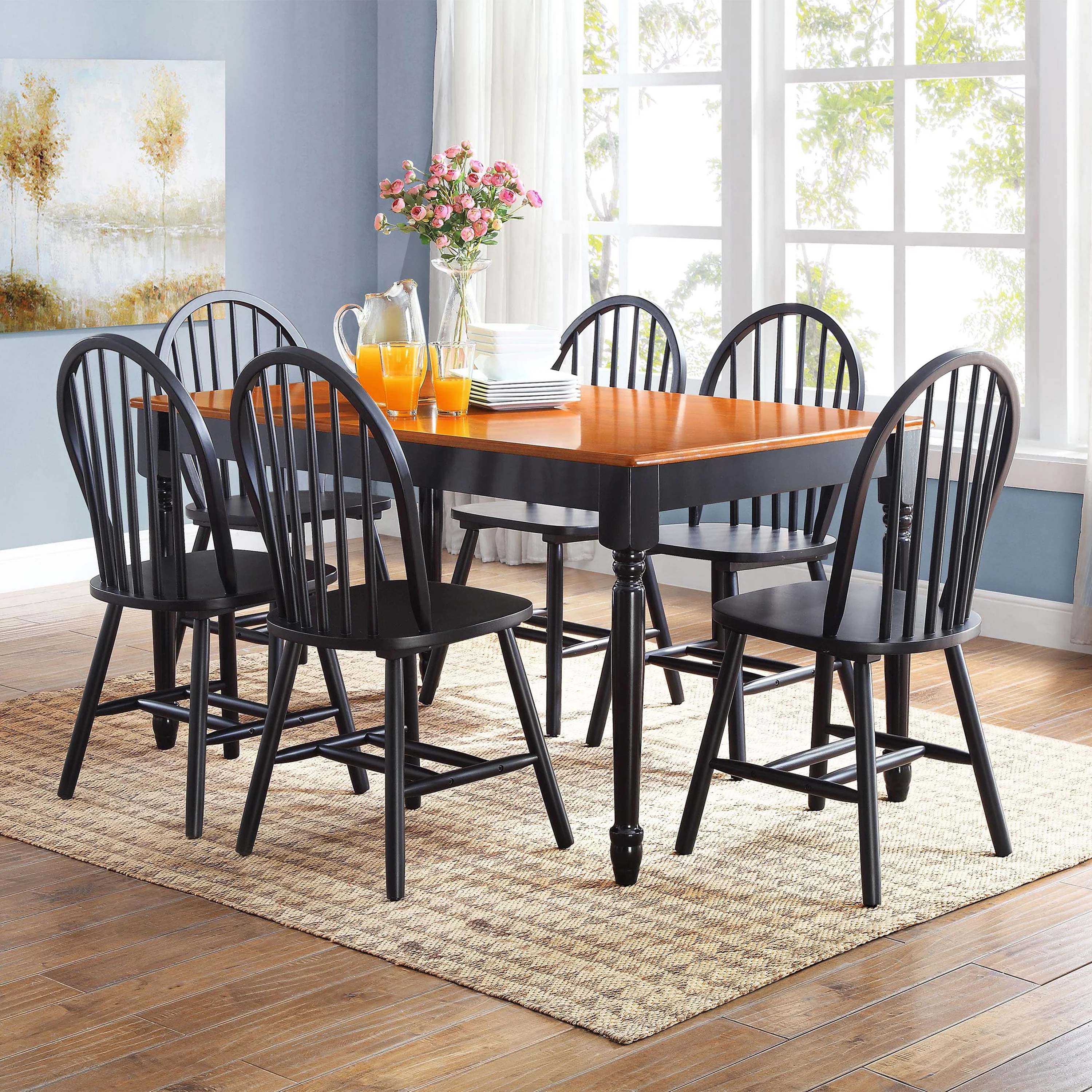Solid Wood Dining Chairs, Set of 1