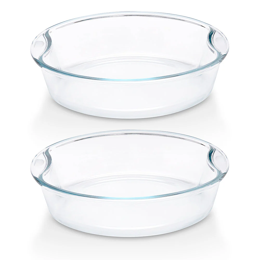 Borosil EasyGrip Round Cake Dish, 1.5L