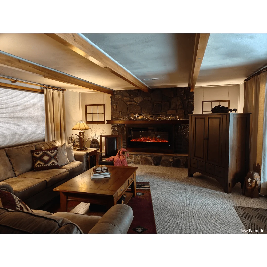 The Sideline 50 Inch Recessed Smart Electric Fireplace 80004