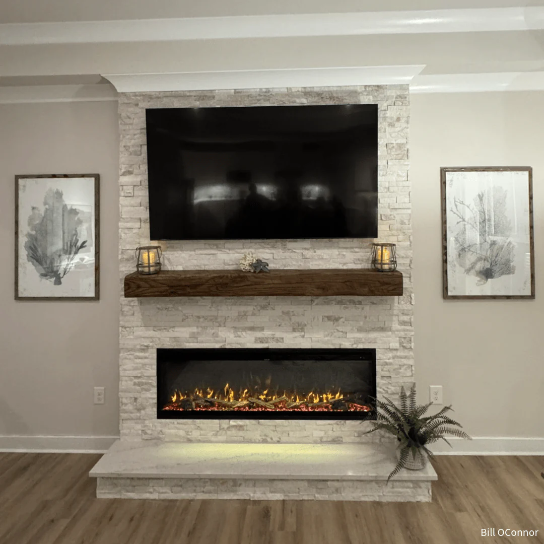 Sideline Elite Pro 60-inch Smart Electric Fireplace 80058