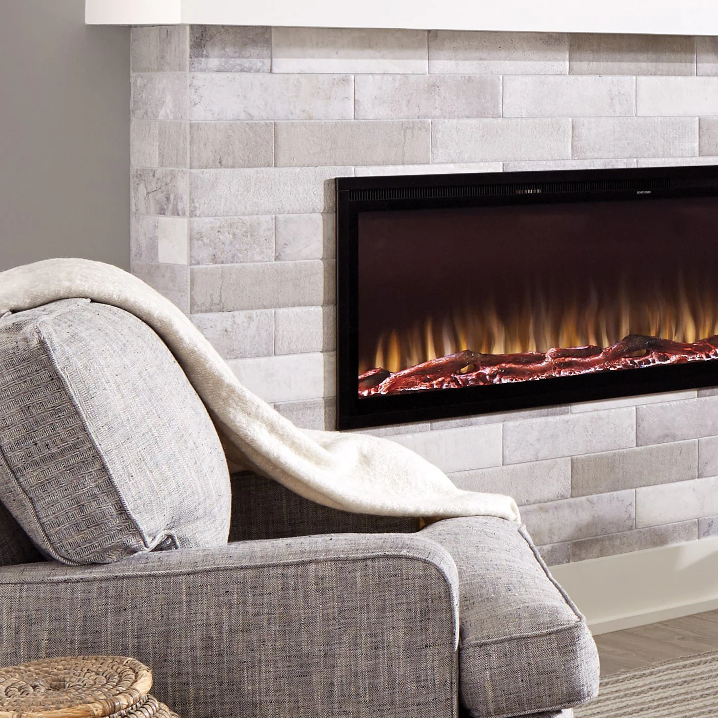 Sideline Elite 42 Inch Recessed Smart Electric Fireplace 80042