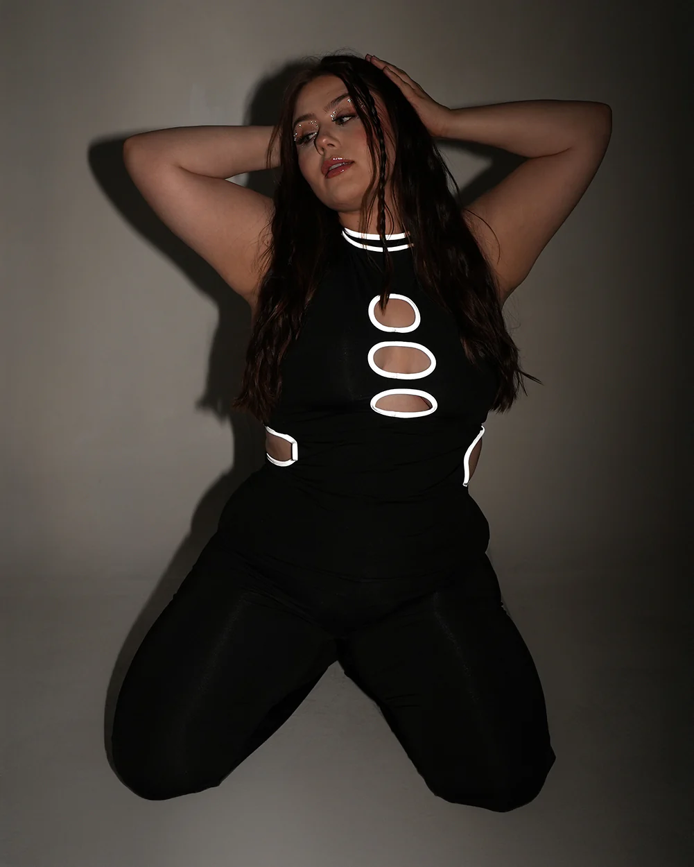 Night Vision Reflective Cutout Jumpsuit