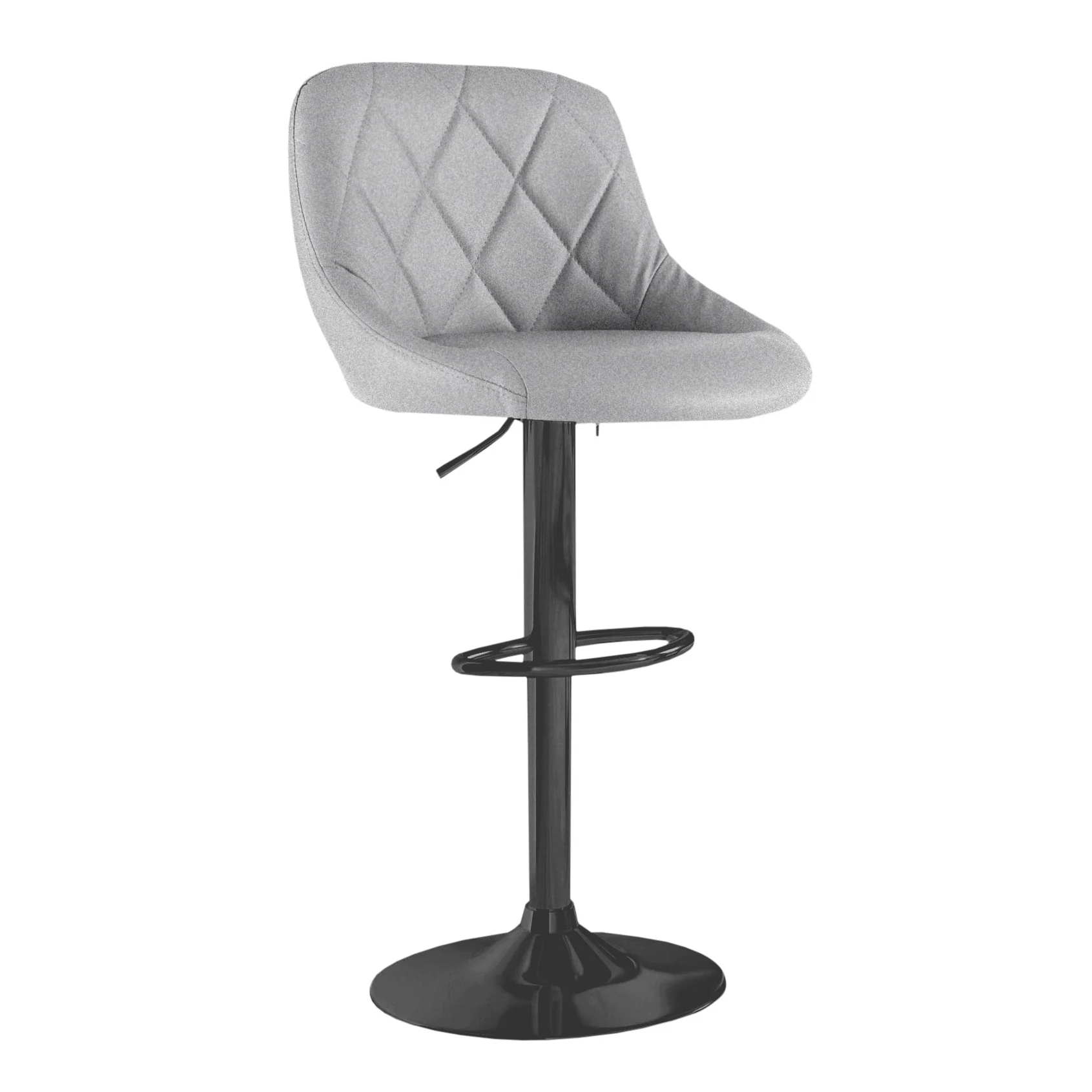 Madrid Grey Fabric Bar Stool