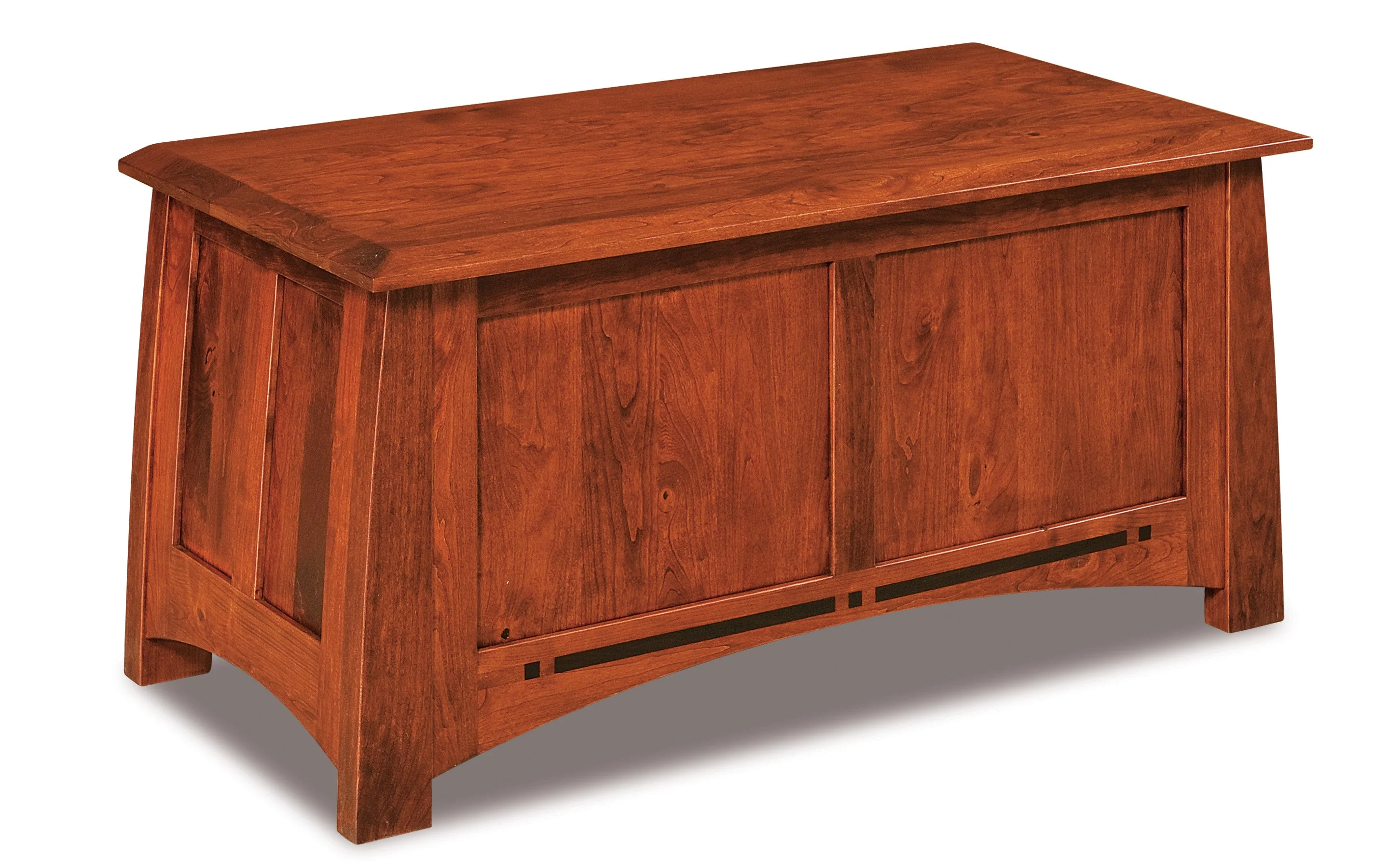 Amish Boulder Creek Blanket Chest with Cedar Bottom