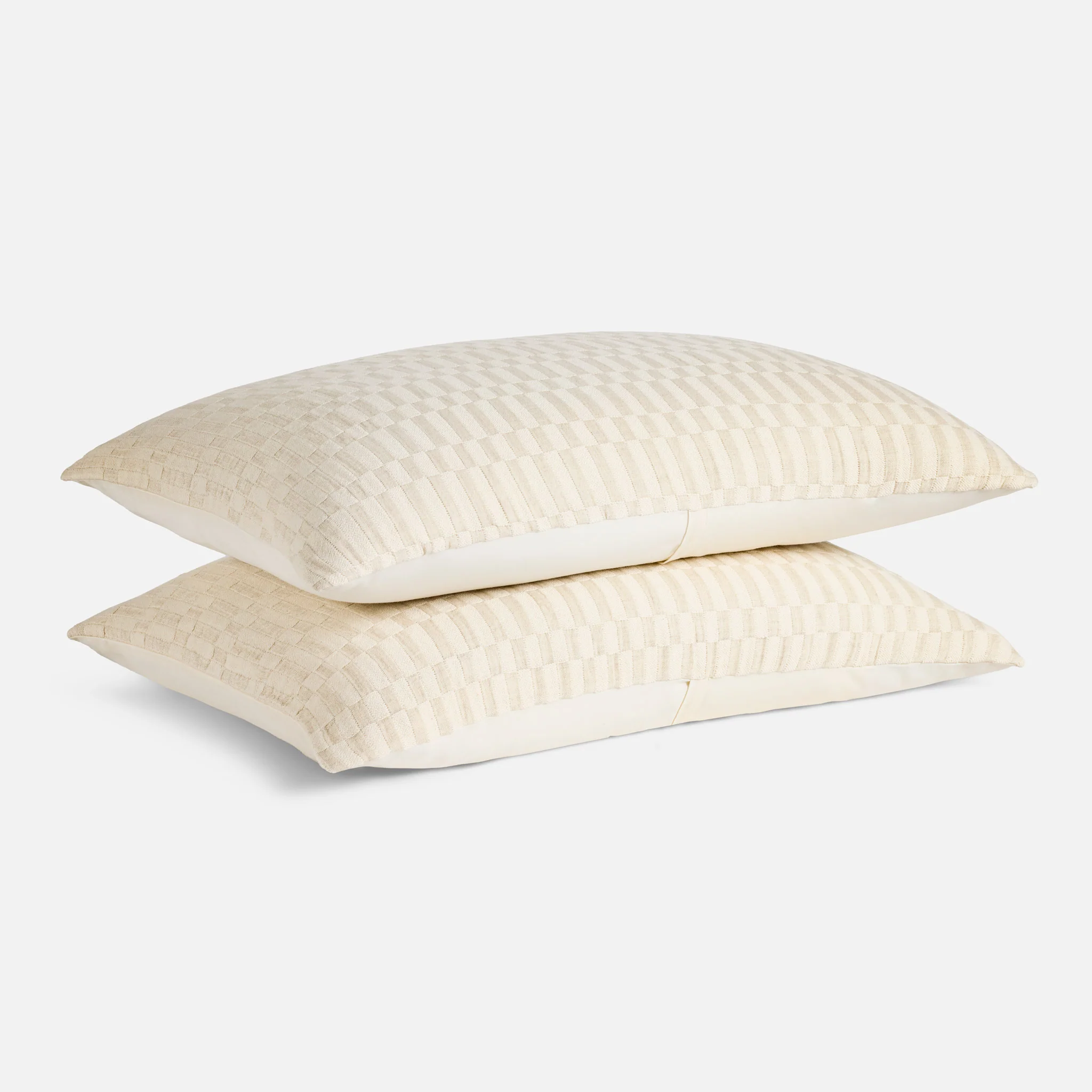 Woven Checkerboard Sham Set