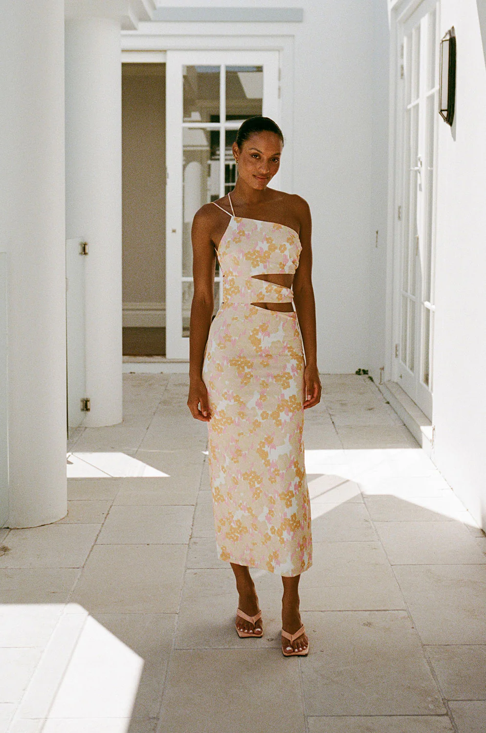 SAMPLE-Kika Dress - Smudge Ditsy