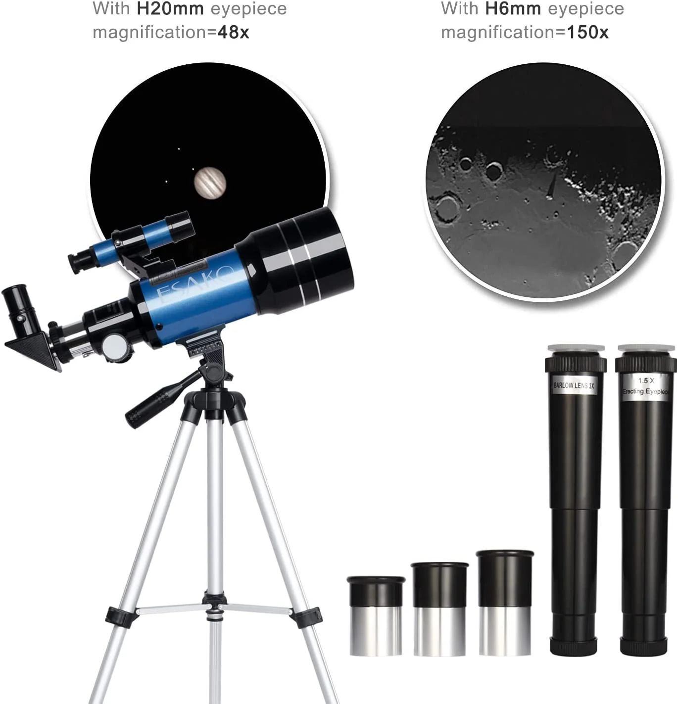 Telescope for Beginners & Adults