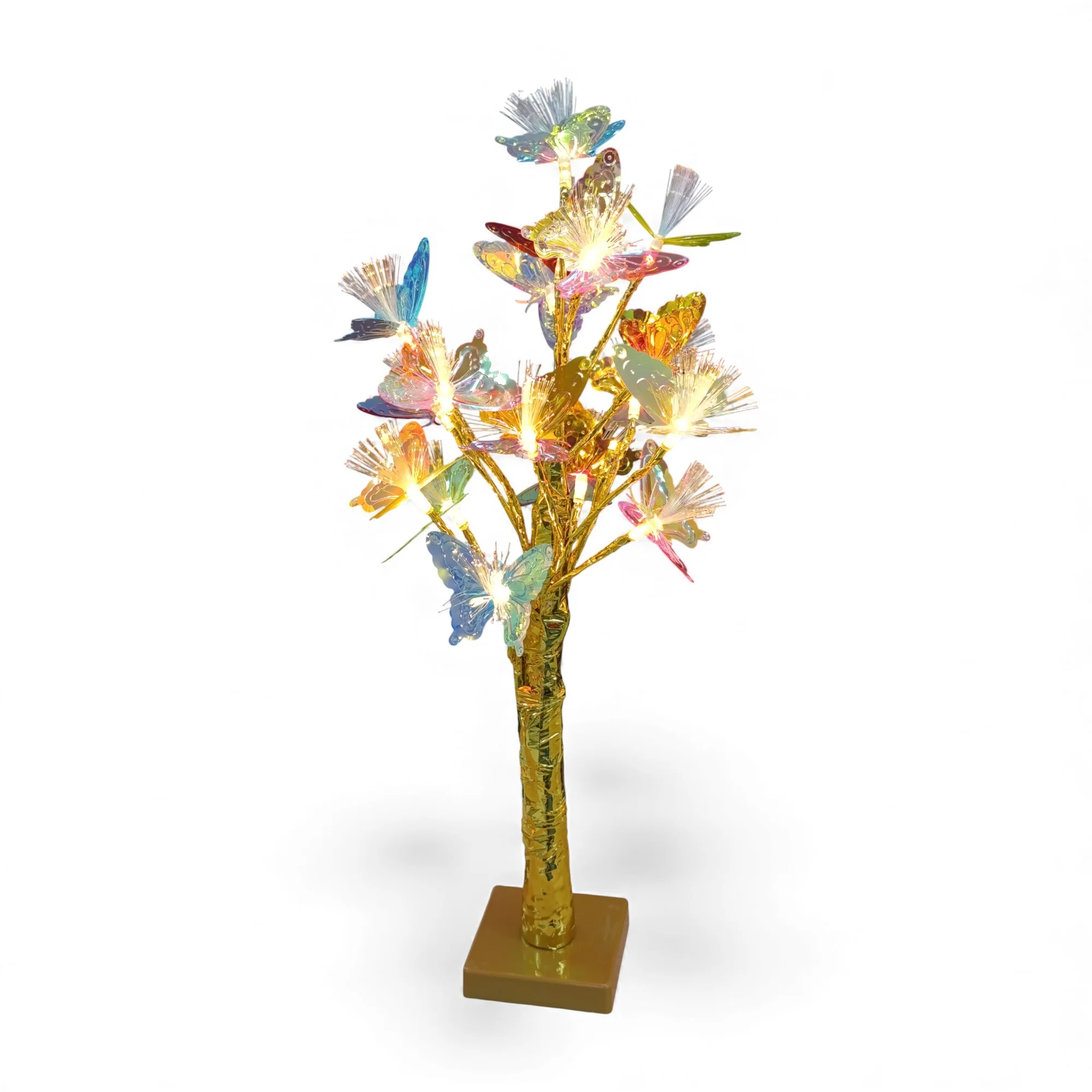 60cm Butterfly Design LED Tree Multicoloured