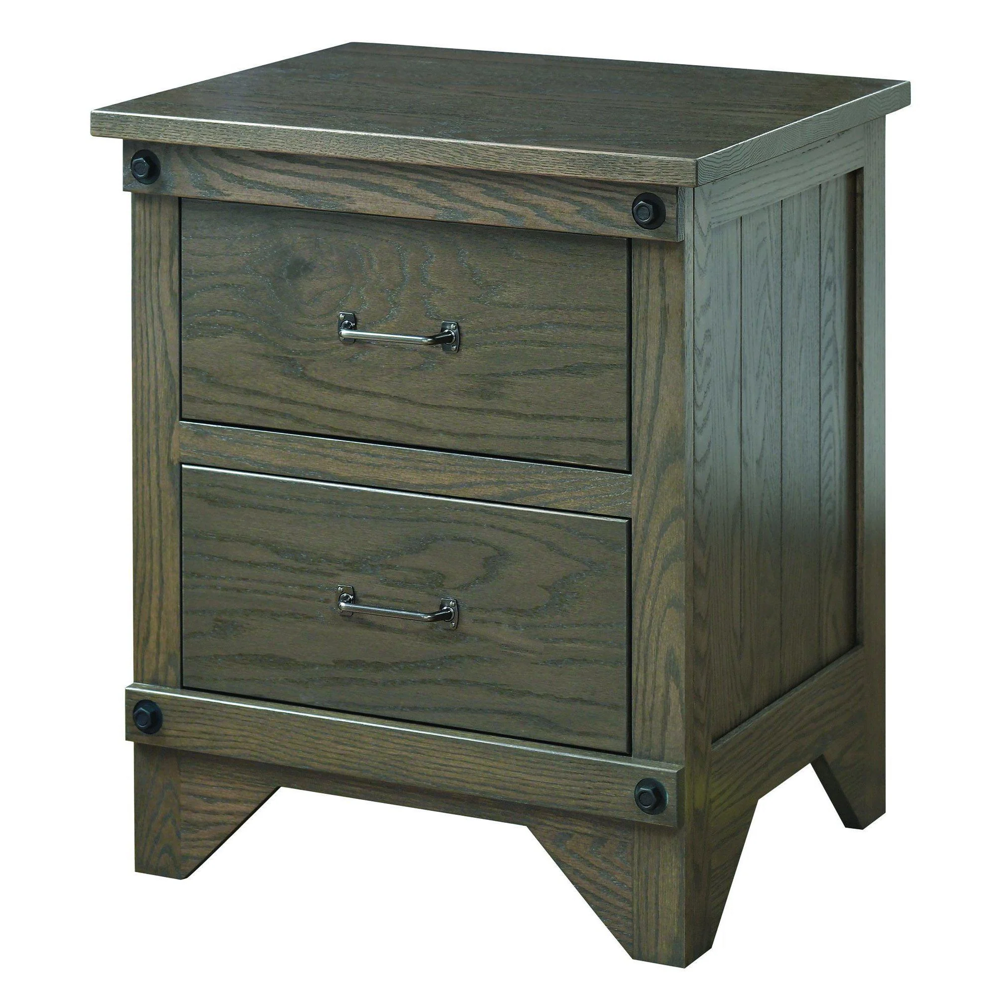Amish Cambridge Two Drawer Nightstand