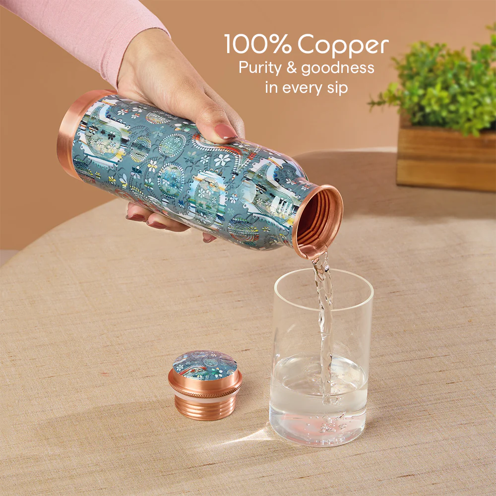 Thirtha-Vera Copper Bottle