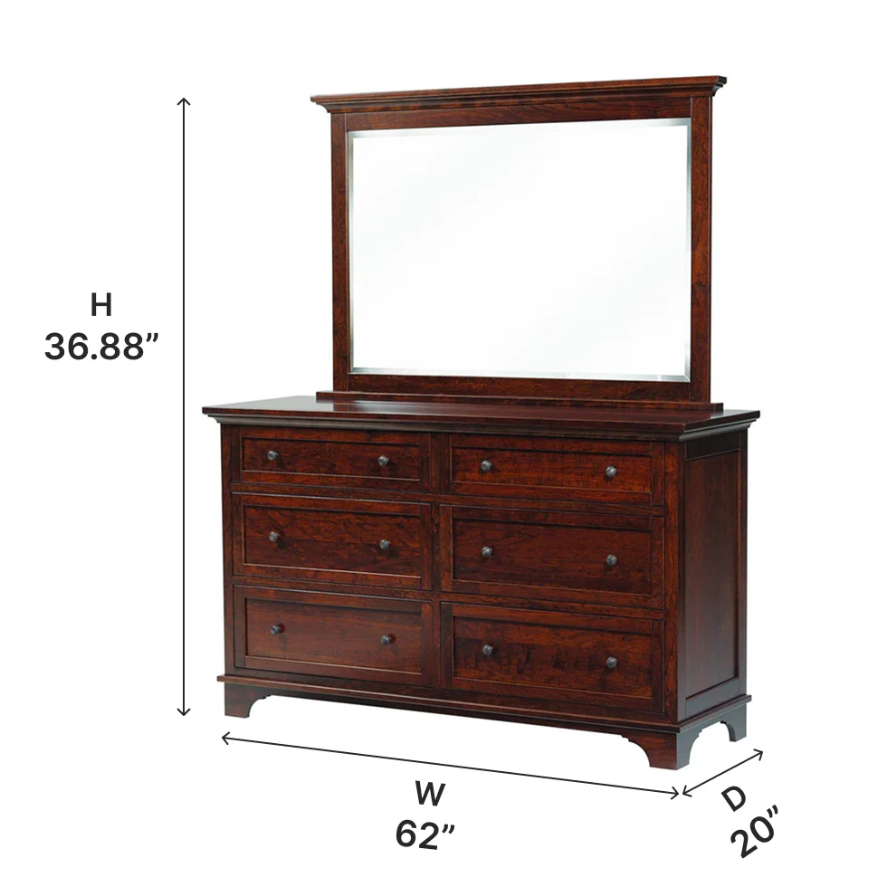 Amish Arlington Dresser