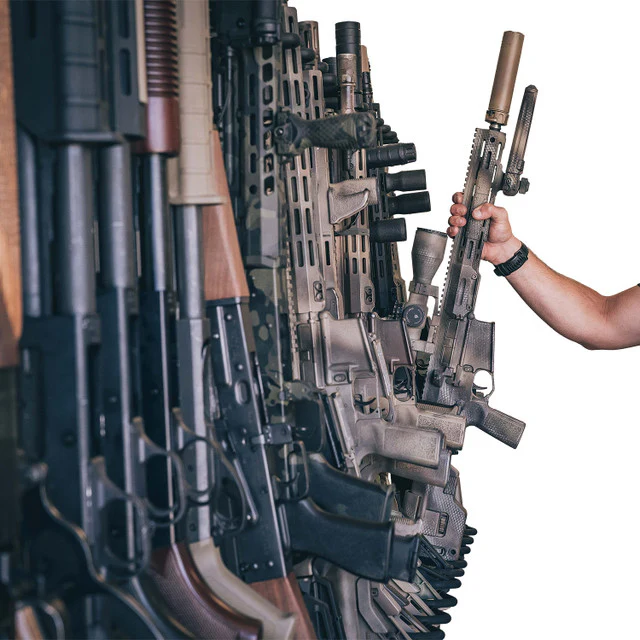 Hold Up Displays Ultimate Rifle Rack Slatwall Display Package HD108