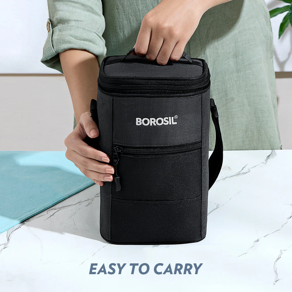 CarryMe Insulated Lunchbox, Set of 3, (320ml x 2+600ml x 1)