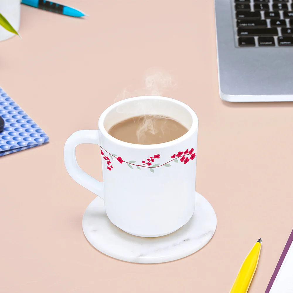 Larah by Borosil Verona Mug Set, 240ml x 6