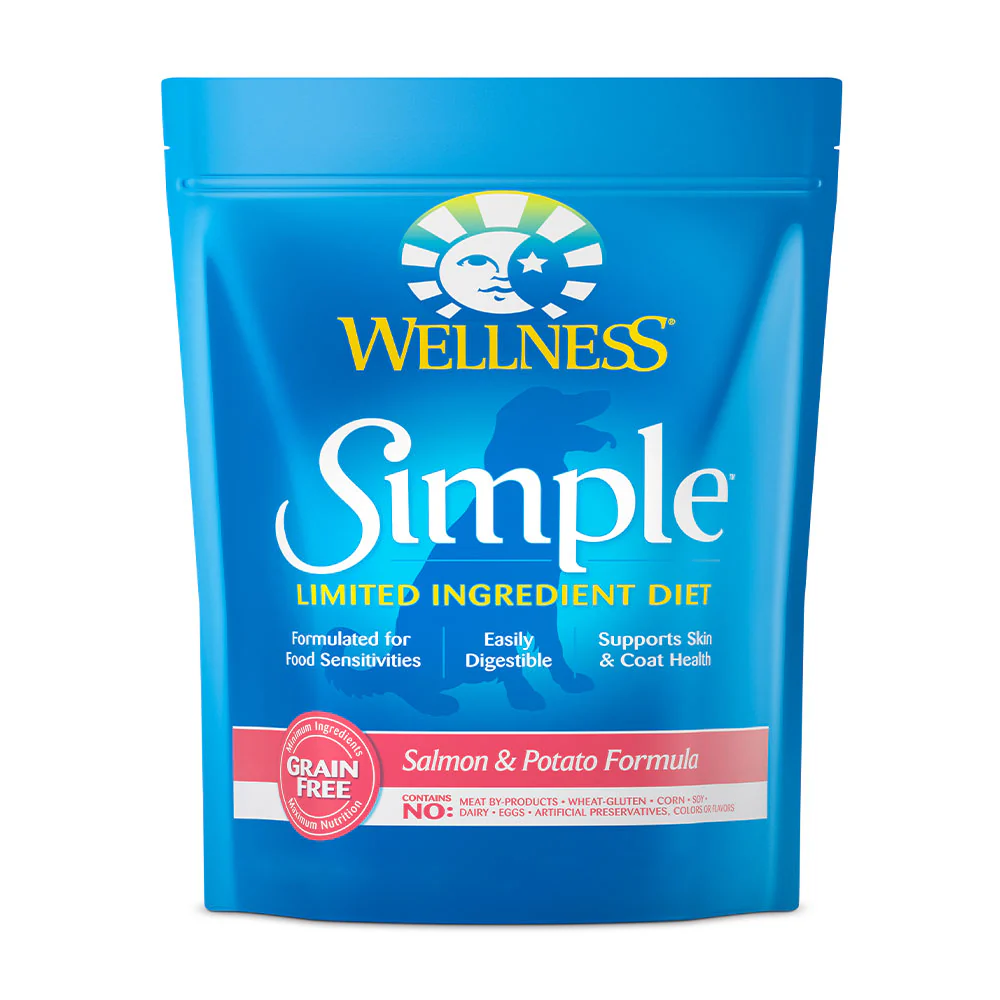 Wellness® Simple® Limited Ingredient Diet Grain Free Salmon & Potato Formula Dog Food 24 Lbs