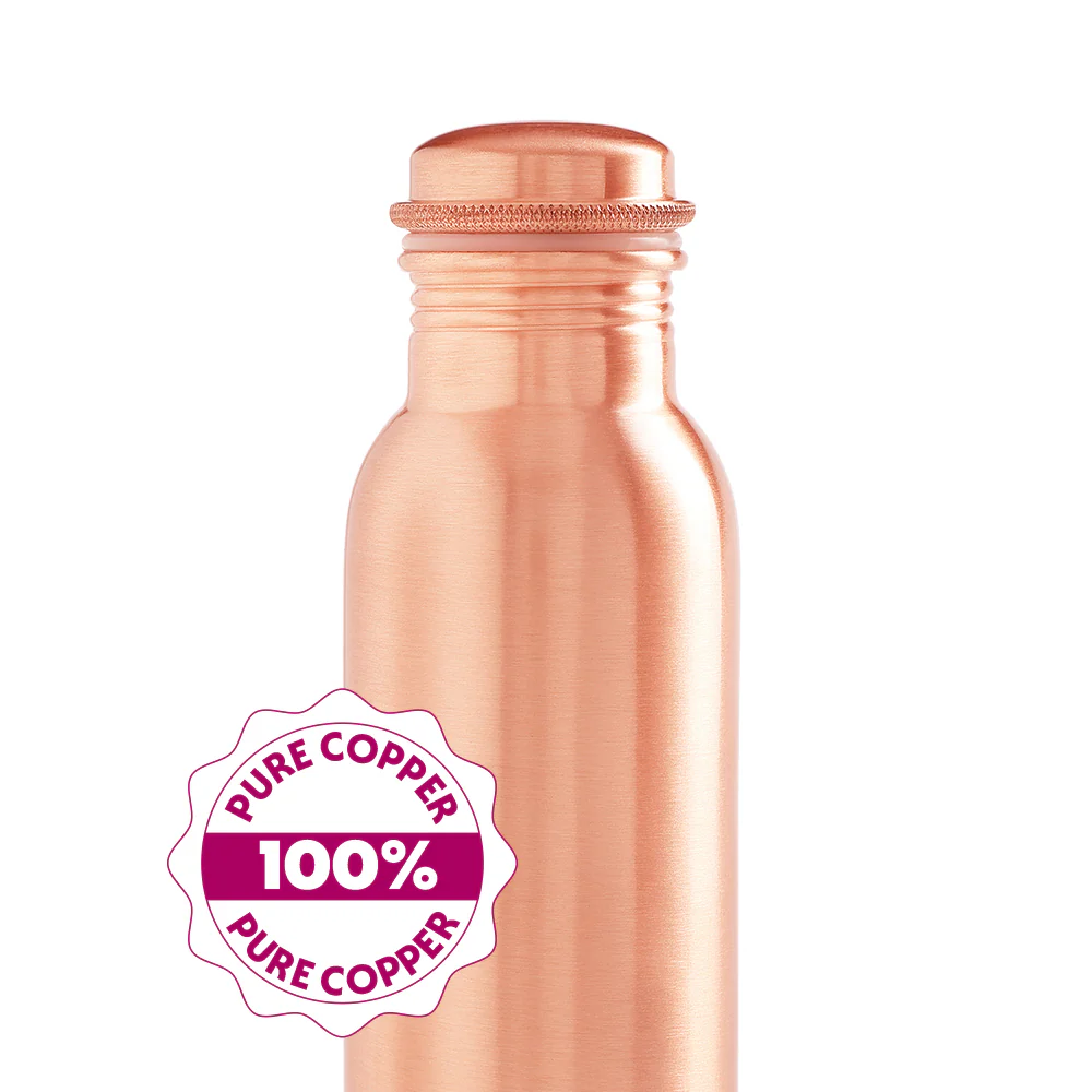 Thirtha-Plain Copper Bottle