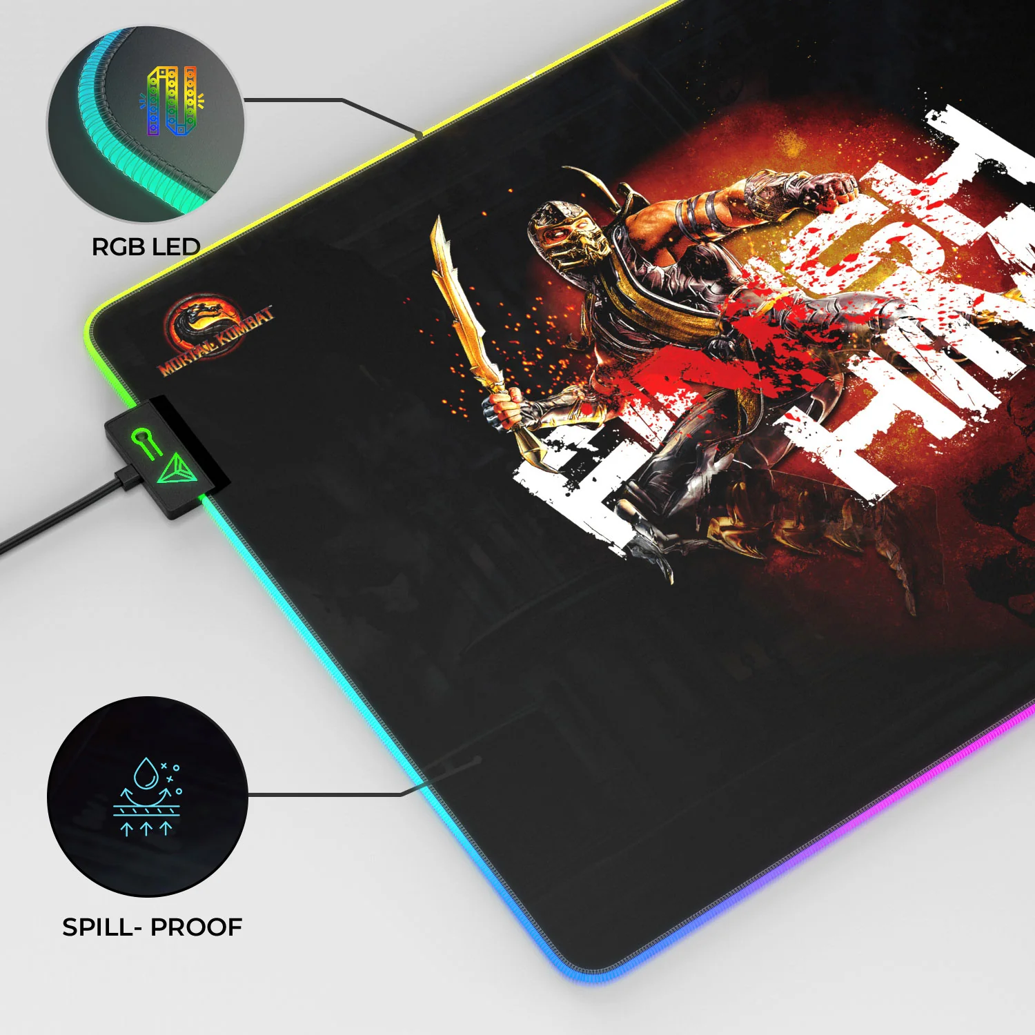 Mortal Kombat - FINISH HIM Gaming Mouse Pad