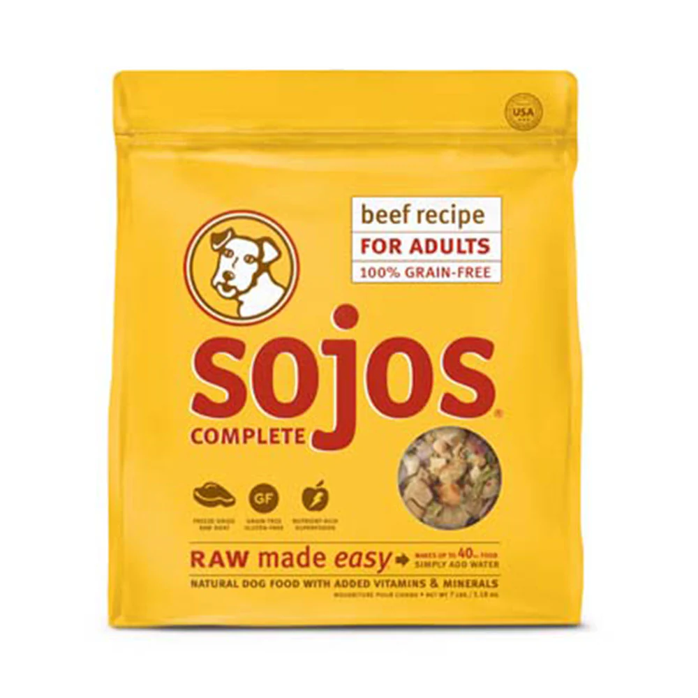 Sojos® Complete Grain Free Beef Recipe Dog Food 7 Lbs