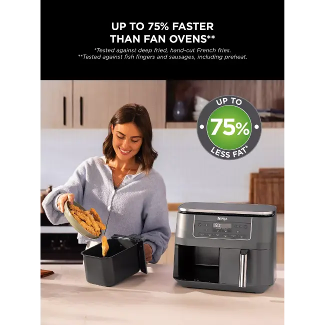 Ninja 6-in-1 Dual Zone Air Fryer 鈥?7.6 L | DZ300UK