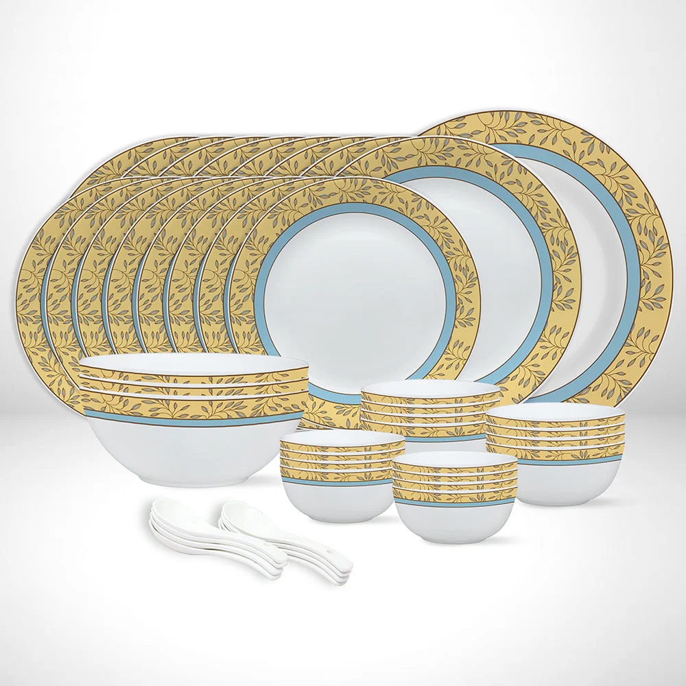 Larah by Borosil Sunhara Dinner Set, 19 pc