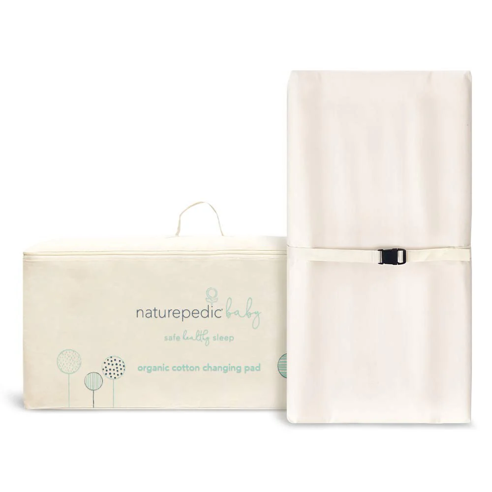 Organic Contoured Changing Pad for Changing Table 2-Sided, Changing Pad Cover Sold Separately
