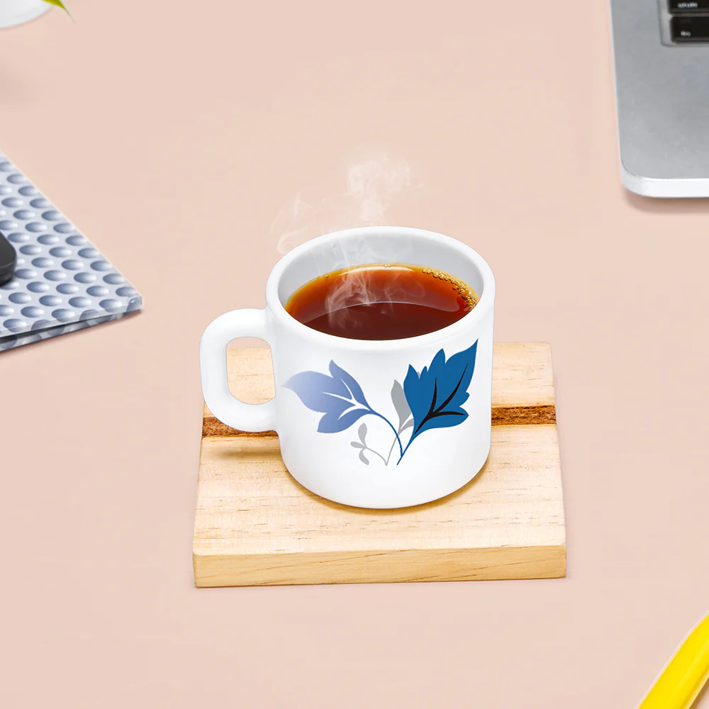 Larah by Borosil Ageria Mug Set, 100ml x 6