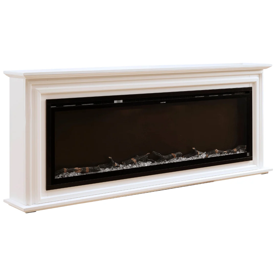 Sideline Elite 60 Inch Smart Electric Fireplace with Encase Surround Mantel