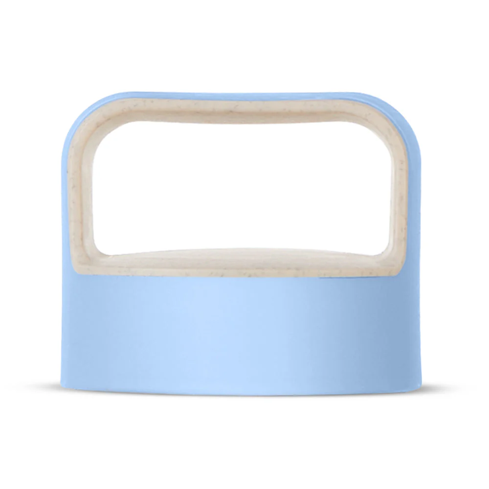 Borosil Husk Lid For Glass Bottles Wide Mouth, Blue