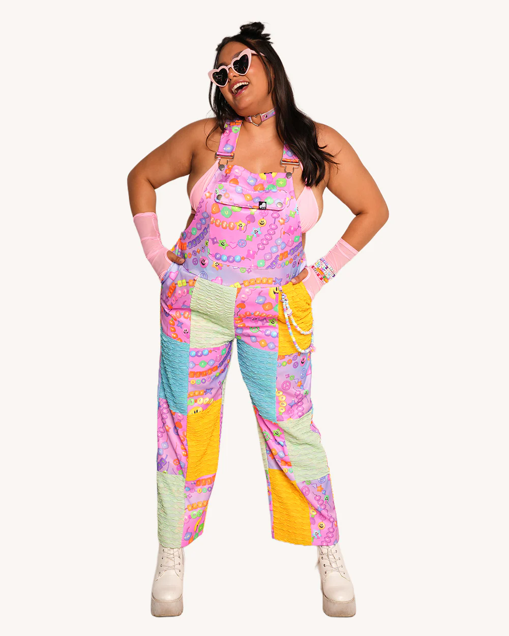 Pixxie Stixx x iHR Kandi Trip Overalls