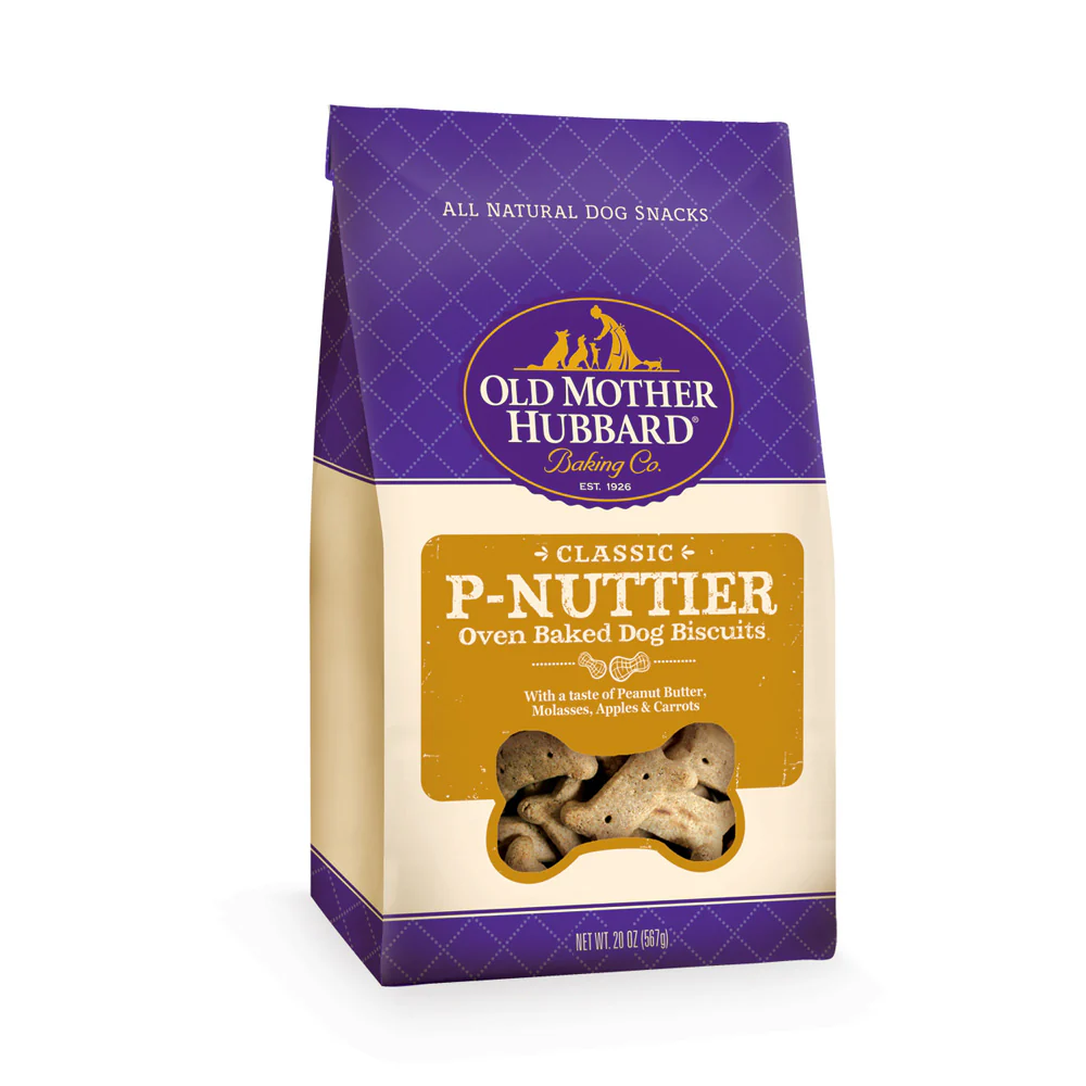 Old Mother Hubbard® Classic P-Nuttier® Oven-Baked Large Dog Biscuits 20 Lbs
