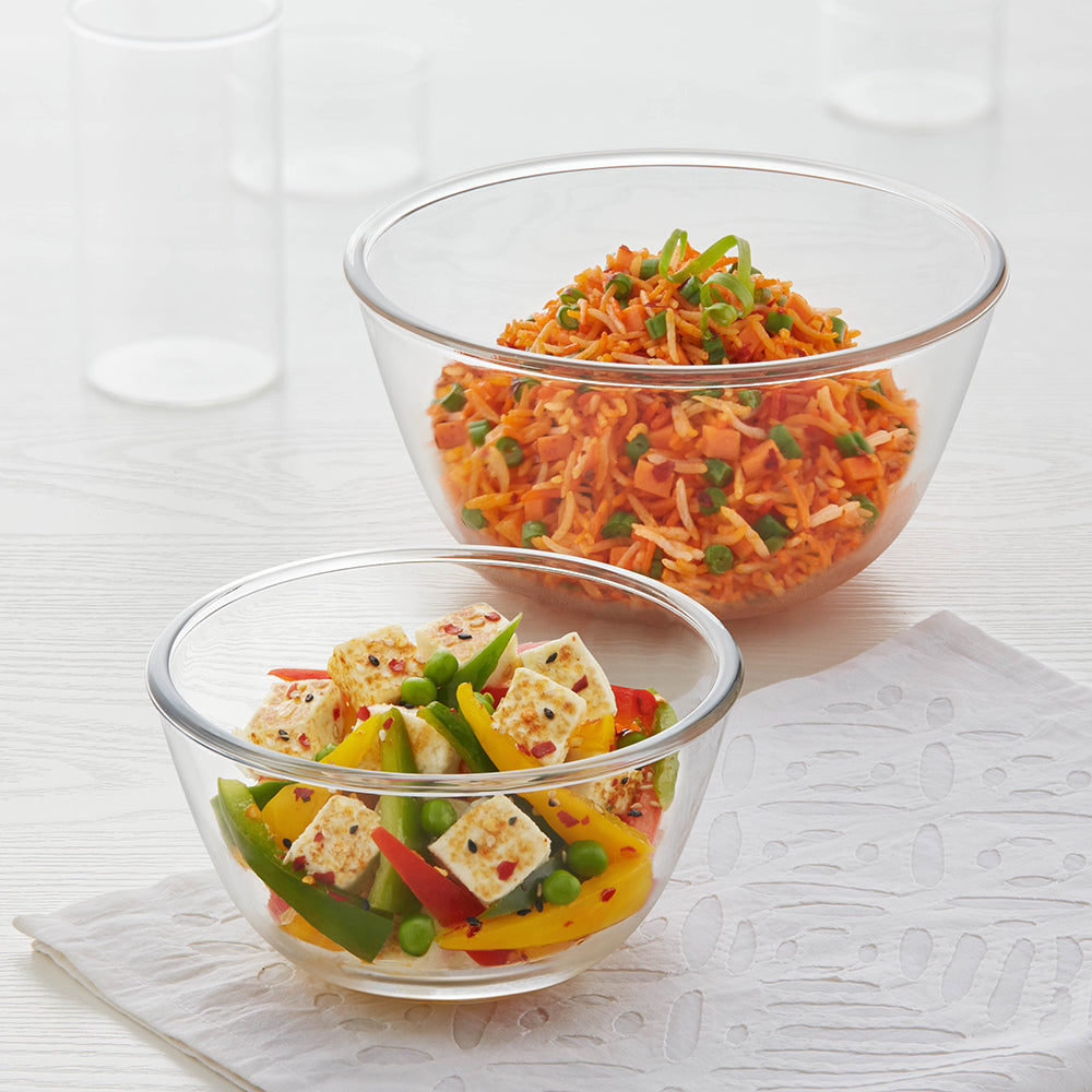 Borosil Mixing & Serving Bowl Set of 2