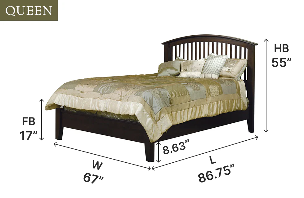 Amish Ellington Spindle Bed