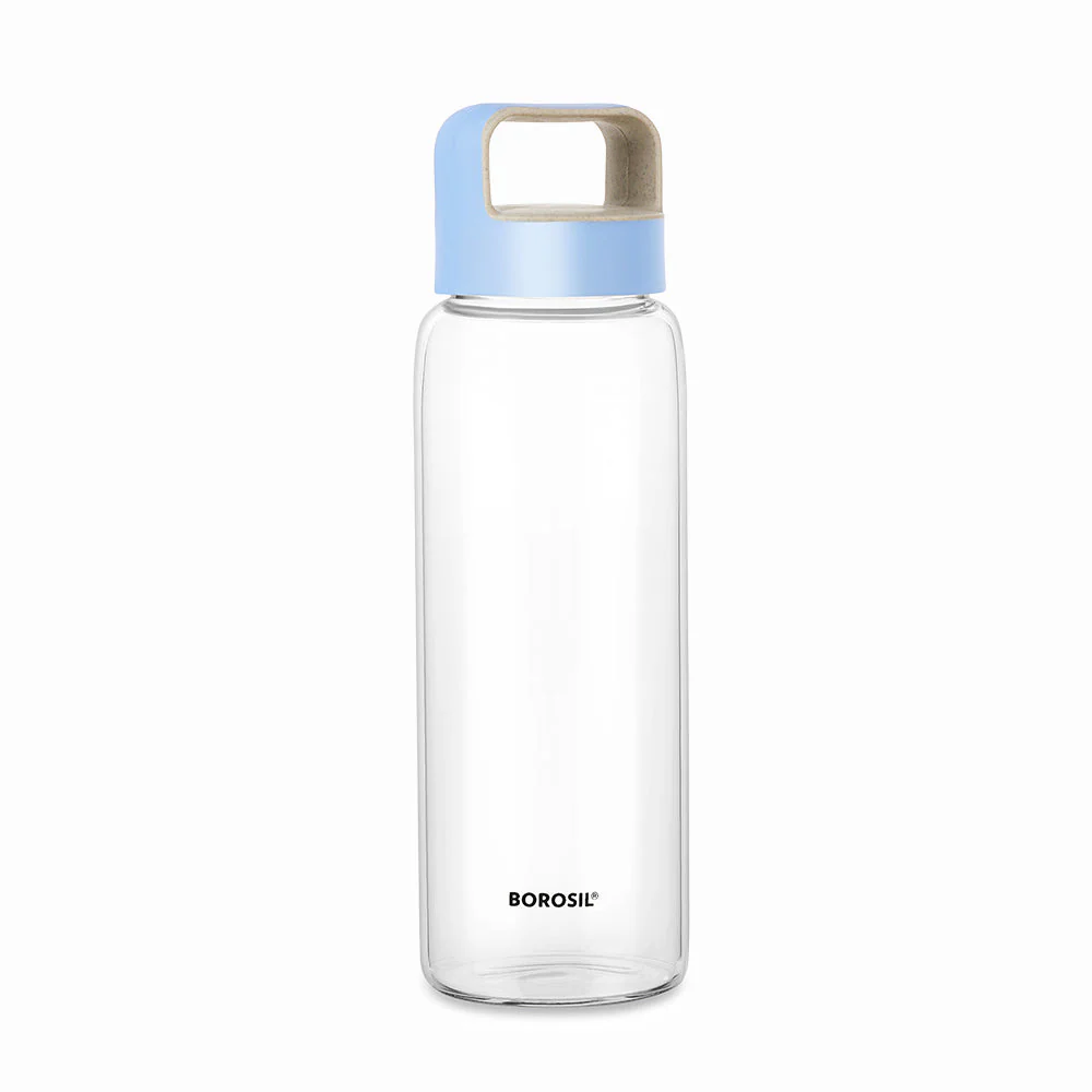 Crysto Wide Mouth Clear Glass Bottle