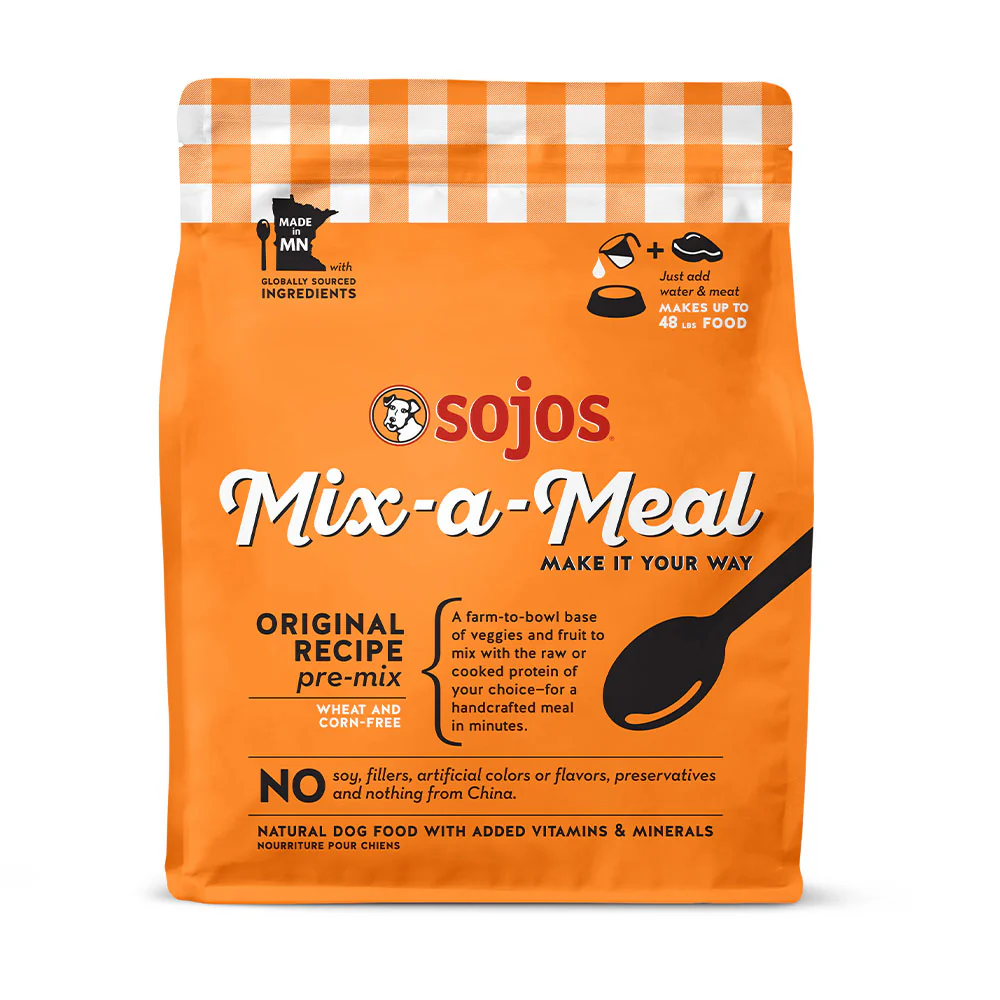 Sojos® Mix-a-Meal Original Recipe Pre-Mix Dog Food 25 Lbs