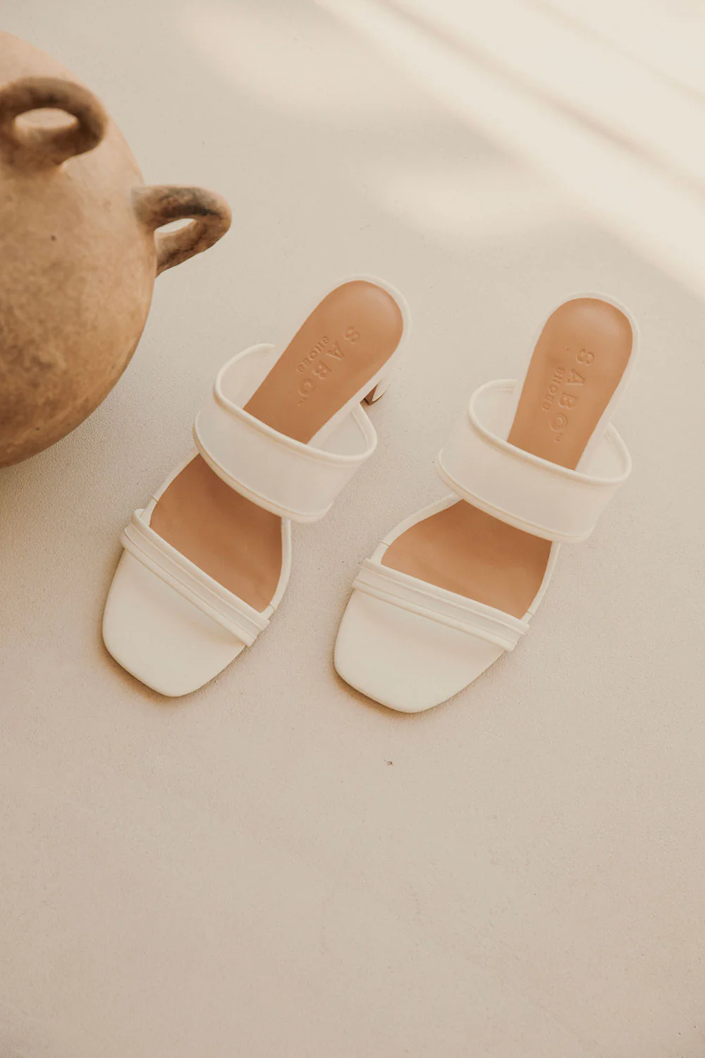 Mariana Heels - White