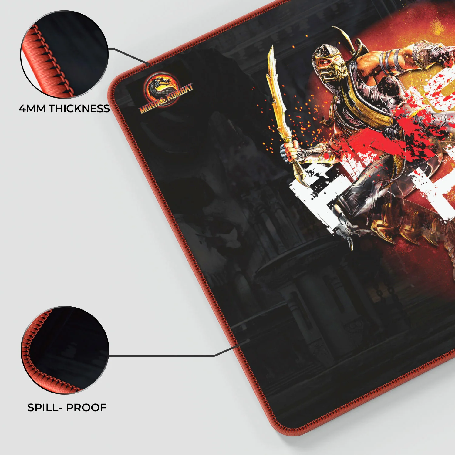 Mortal Kombat - FINISH HIM Gaming Mouse Pad