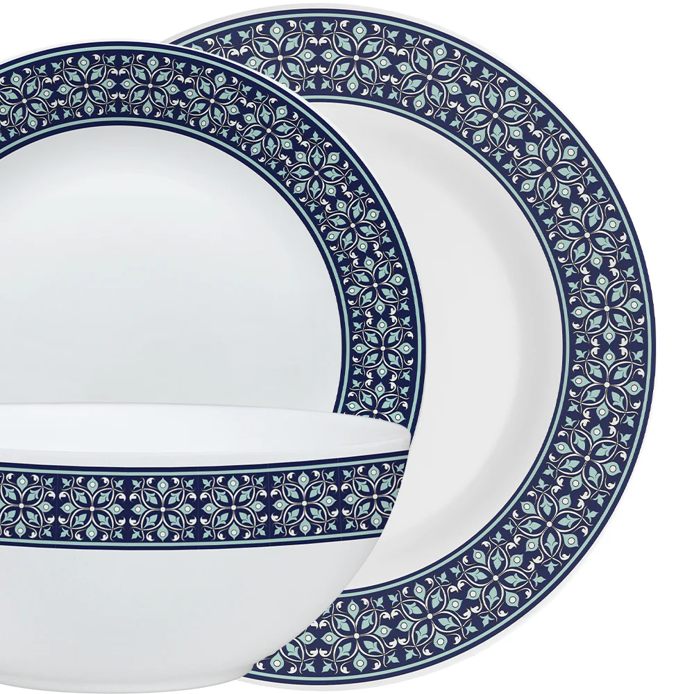 Larah by Borosil, Taj Dinner Set, 19 pc