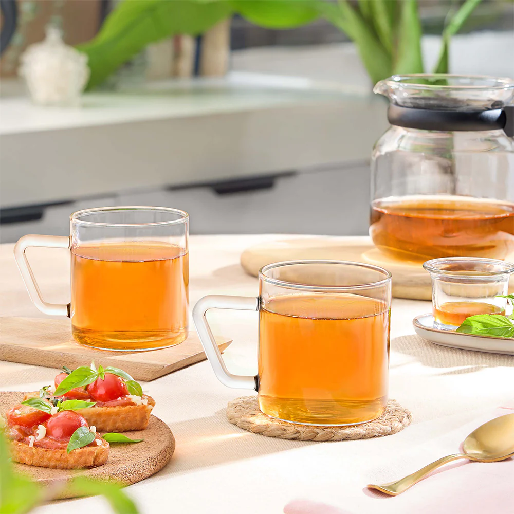 Borosil Vision Espresso Cup Set, 120ml x 6